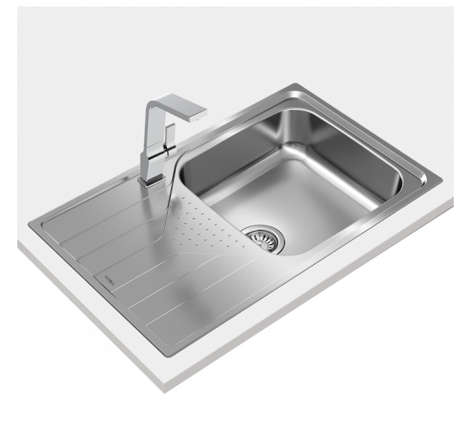 Кухонная мойка  Teka UNIVERSE 50 1B 1D MAX (115110020) нержавеющая сталь