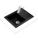 Кухонная мойка Teka STONE 45 S-TG 1B 1D (115330045) черный металлик