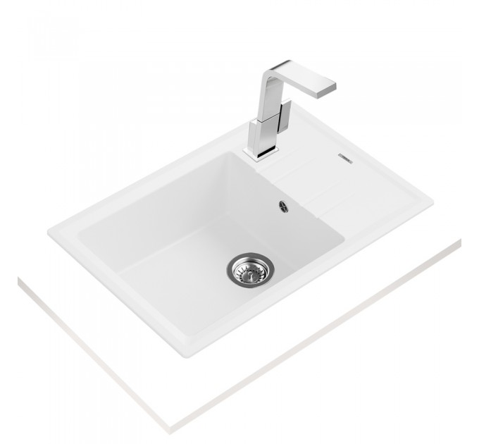 Кухонная мойка Teka STONE 60 S-TG 1B 1D (115330033) белый
