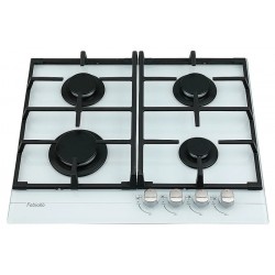 Газовая варочная поверхность Fabiano FHG 1244 VGH White Glass