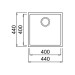 Кухонна мийка Teka Square 40.40 TG (115230025) чорний