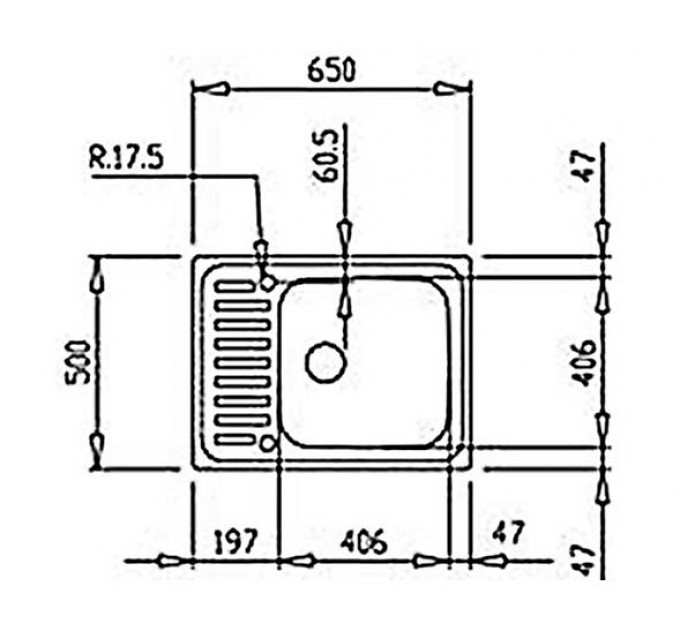 Кухонна мийка Teka CLASSIC 1B (40109611) нержавіюча сталь