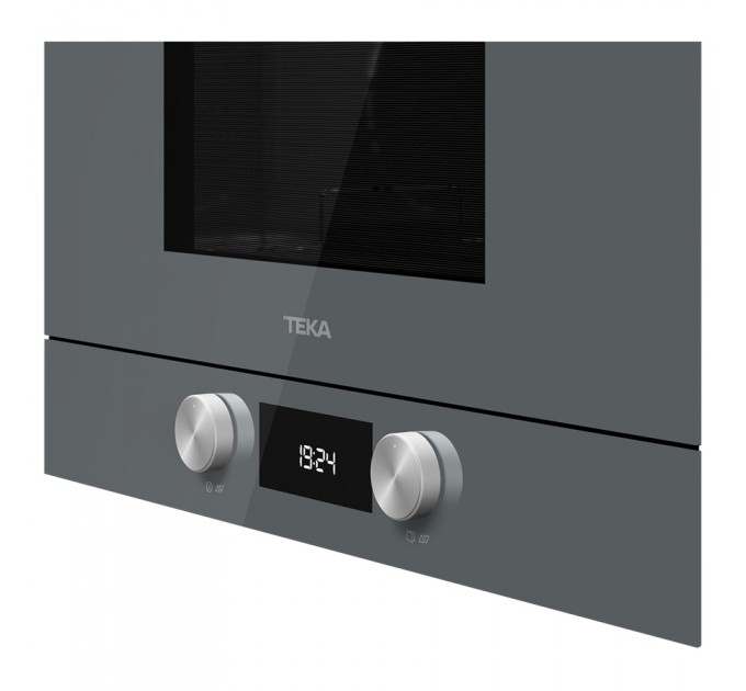 Мікрохвильова піч вбудована Teka UrbanColor ML 8220 BIS (112030002) сірий камінь