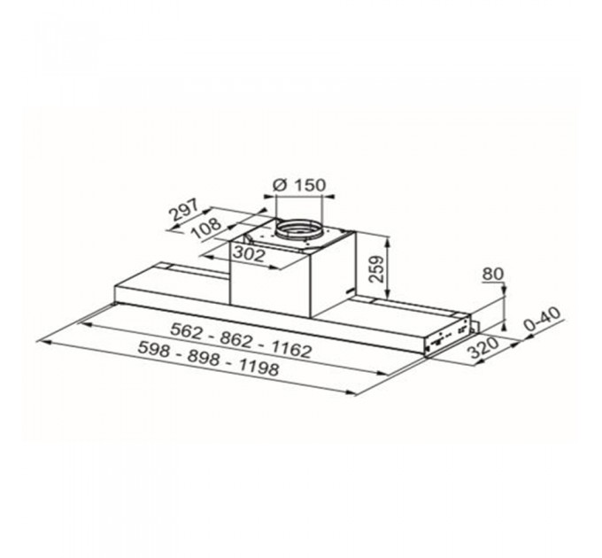 Вытяжка кухонная Franke Style Pro FSTPRO 608 (305.0522.798)