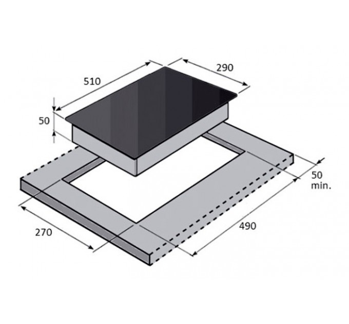Электрическая варочная поверхность Fabiano FHE 15-2 VTC
