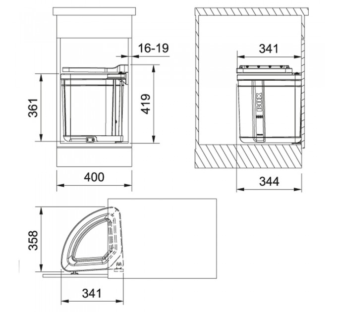 Сортер Franke Pivot (121.0307.563)