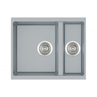 Кухонная мойка Fabiano Quadro 56x46x15 Grey Metallic