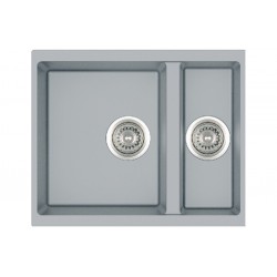 Кухонная мойка Fabiano Quadro 56x46x15 Grey Metallic