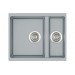 Кухонная мойка Fabiano Quadro 56x46x15 Grey Metallic