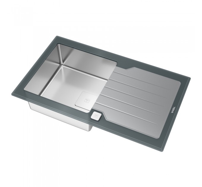 Кухонная мойка Teka Diamond RS15 1B 1D 86 (115100021) серый камень