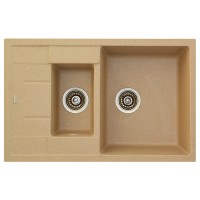 Кухонна мийка Fabiano Classic 78x50x15 Beige Кухонна мийка Fabiano Classic 78x50x15 Beige