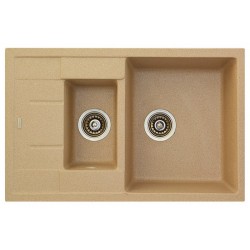 Кухонна мийка Fabiano Classic 78x50x15 Beige