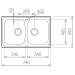 Кухонная мойка Teka UNIVERSE 80 B (115040011) нержавеющая сталь