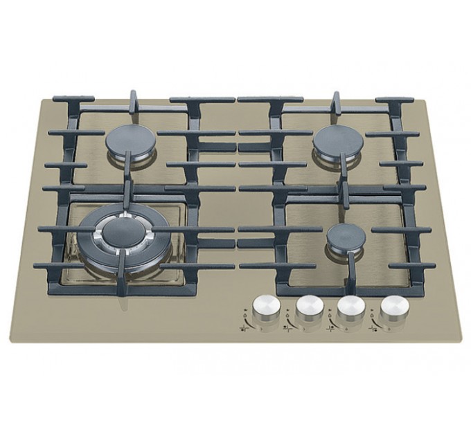 Газова варильна поверхня Fabiano FHG 14-44 VGH-T Champagne