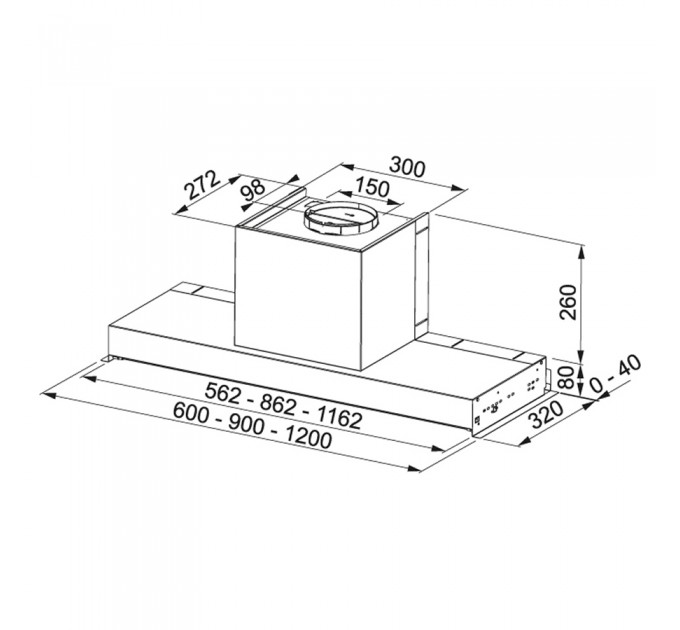 Вытяжка кухонная Franke Style Lux FSTP NG 905 X (110.0473.546)