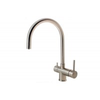 Смеситель кухонный Fabiano FKM 31.5 S/Steel Inox
