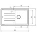 Кухонная мойка Teka STONE 50 B-TG 1B 1D (115330014) серый металлик