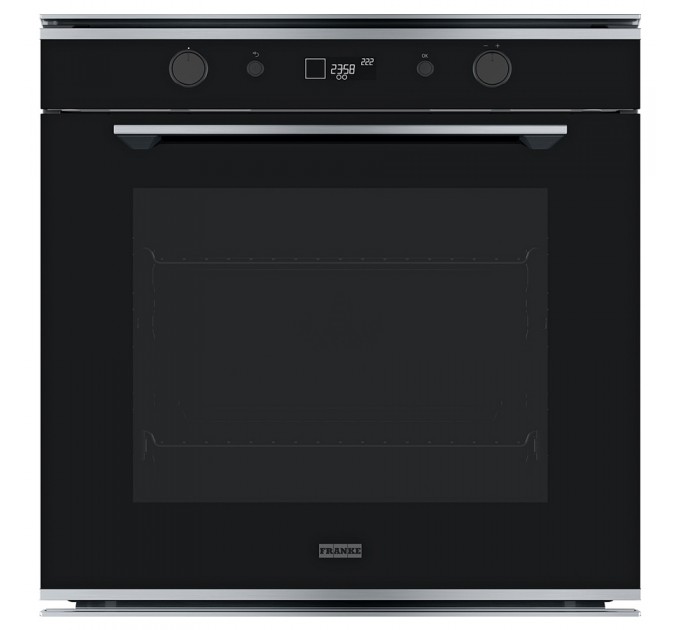 Электрический духовой шкаф Franke Mythos FMY 98 P XS (116.0606.101) черное стекло / нержавеющая сталь