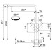 Смеситель кухонный Franke Mythos Swivel (115.0547.852) нержавеющая сталь
