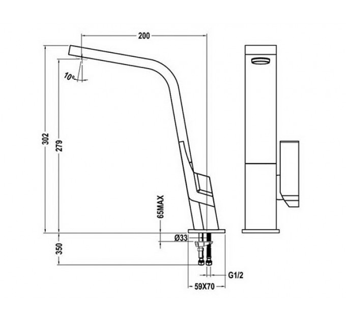 Змішувач кухонний Teka Icon H (IC 915) White (33915020W) ультрабелий
