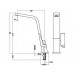 Змішувач кухонний Teka Icon H (IC 915) White (33915020W) ультрабелий