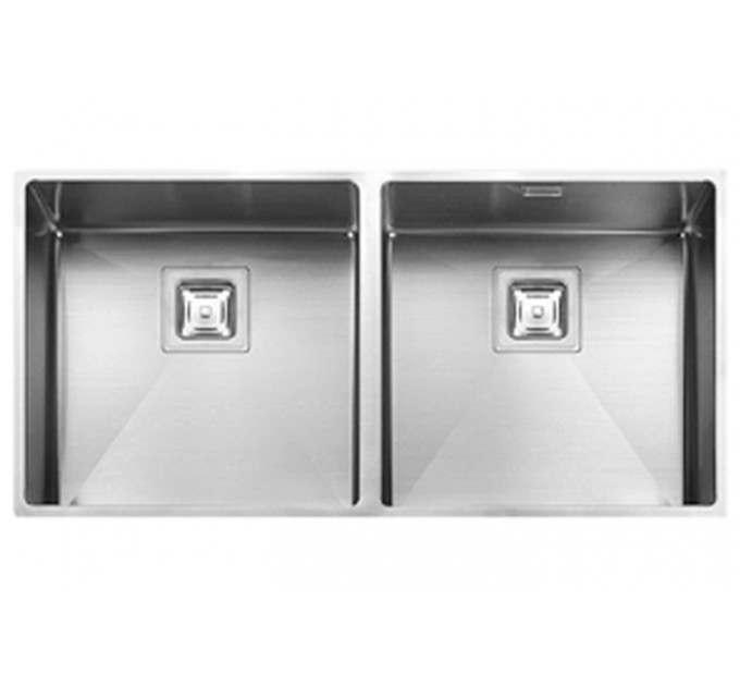 Кухонная мойка Fabiano Quadro 87х2 R10 Double (87x44) 1,20 мм