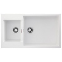 Кухонная мойка Fabiano Quadro 86x50x15 Alpine White
