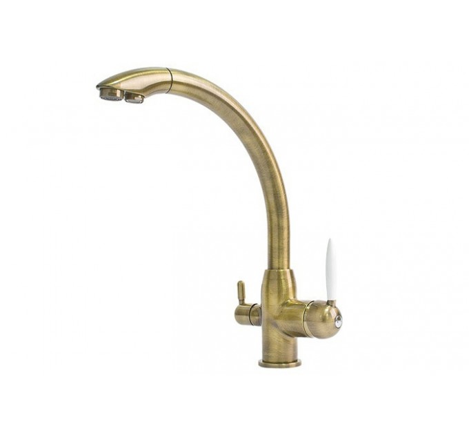 Змішувач кухонний Fabiano FKM 312 Brass Antique