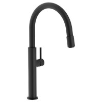 Смеситель кухонный Franke Pescara Pull Down (115.0545.135) черный Смеситель кухонный Franke Pescara Pull Down (115.0545.135) черный