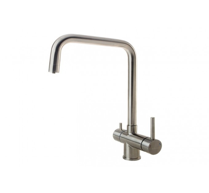 Змішувач кухонний Fabiano FKM 31.6 S/Steel Inox