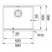 Кухонная мойка Franke Kubus 2 KNG 110-52 (125.0517.045) миндаль