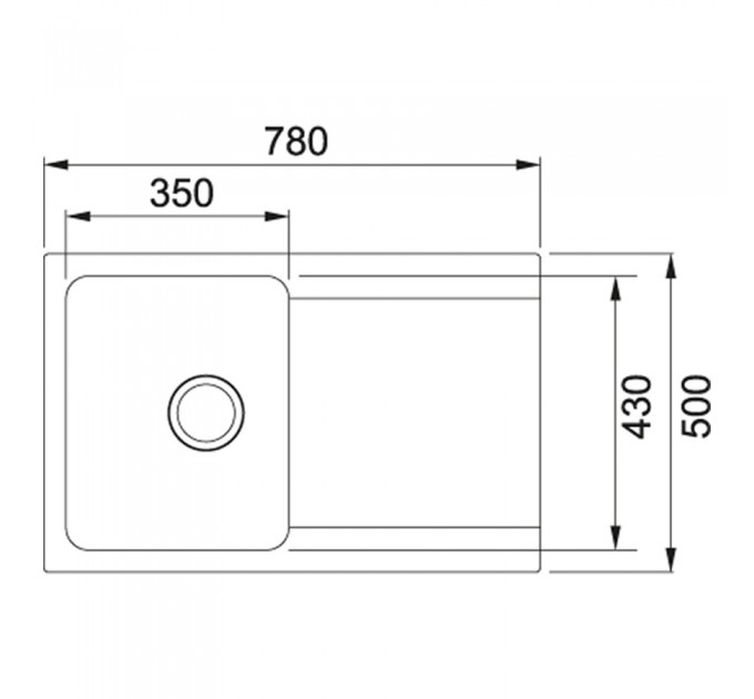 Кухонная мойка Franke Orion OID 611-78 (114.0498.031) черный
