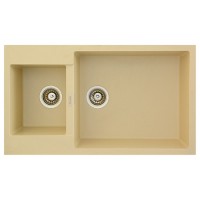 Кухонна мийка Fabiano Quadro 86x50x15 Cream Кухонна мийка Fabiano Quadro 86x50x15 Cream