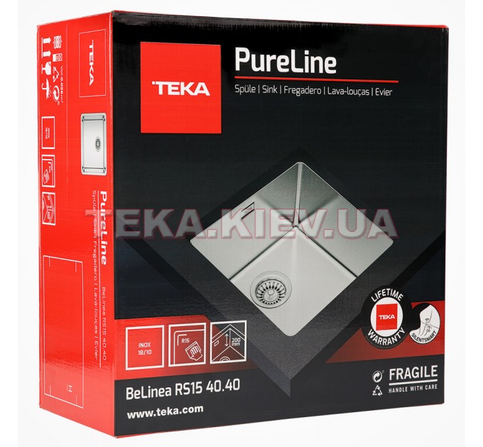 Кухонна мийка Teka BE LINEA RS15 40.40 (115000007) полірована