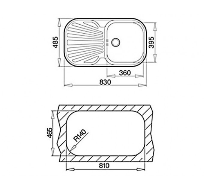 Кухонна мийка Teka STYLO 1B 1D (10107021) нержавіюча сталь