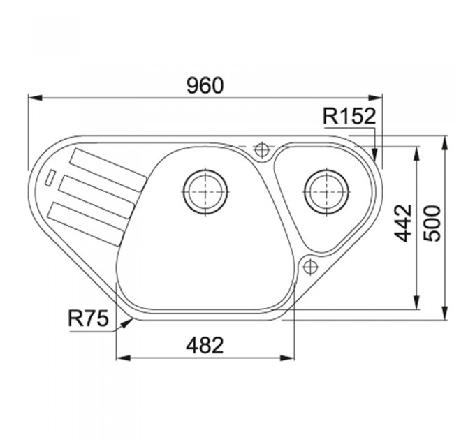 Кухонная мойка Franke Antea AZG 661-E (114.0499.223) оникс