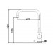 Смеситель кухонный Fabiano SKF 860 ST Inox
