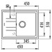 Кухонная мойка Teka STONE 45 S-TG 1B 1D (115330045) черный металлик