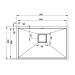 Кухонная мойка Fabiano Quadro 68 R10 (680x440) 1,20 мм