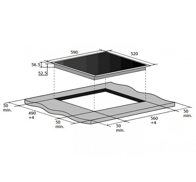 Электрическая варочная поверхность Fabiano FHE 17-44 VTC