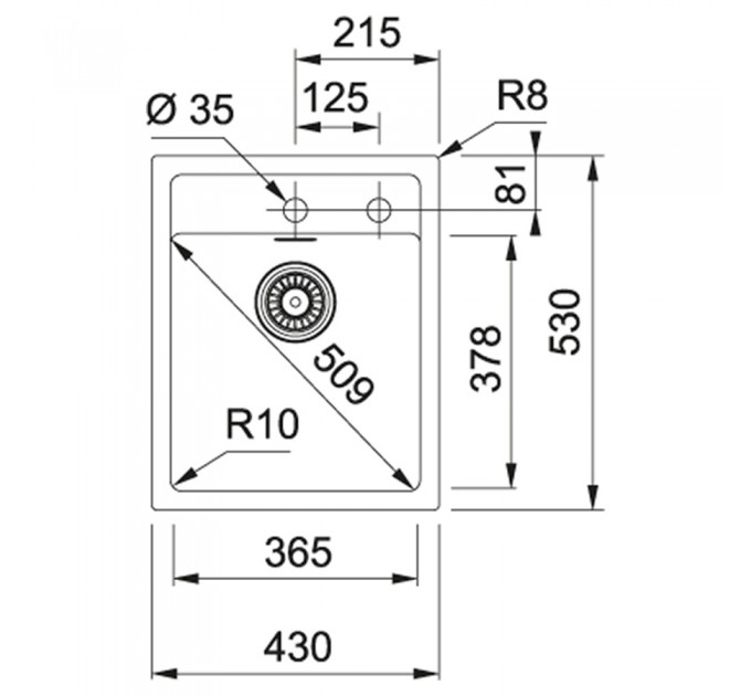 Кухонная мойка Franke Sirius SID 610-40 (114.0497.988) черный