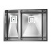 Кухонная мойка Fabiano Quadro 58 R10 (580x440) R 1,20 мм
