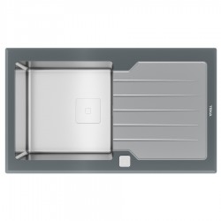 Кухонная мойка Teka Diamond RS15 1B 1D 86 (115100021) серый камень