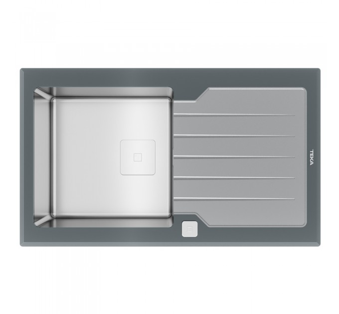 Кухонная мойка Teka Diamond RS15 1B 1D 86 (115100021) серый камень