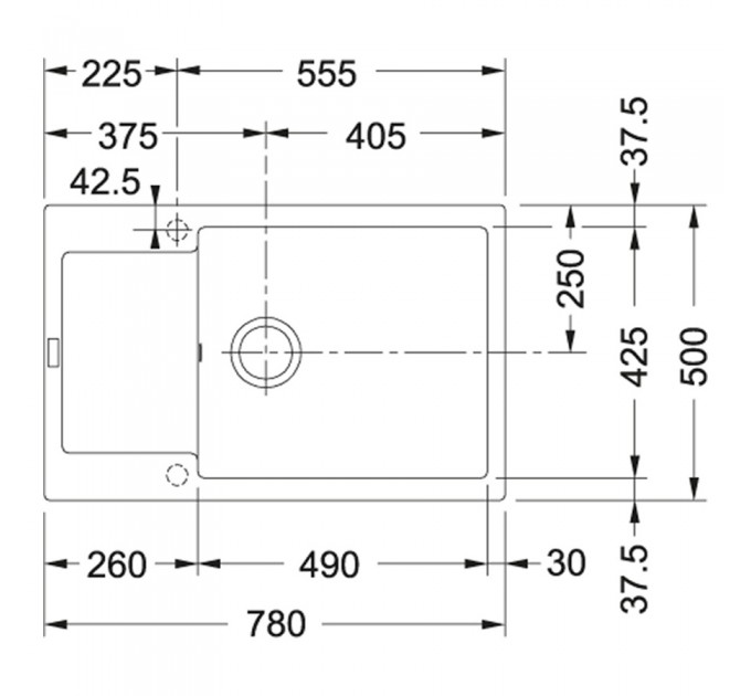 Кухонная мойка Franke Maris MRG 611-78 XL (114.0576.308) серый камень