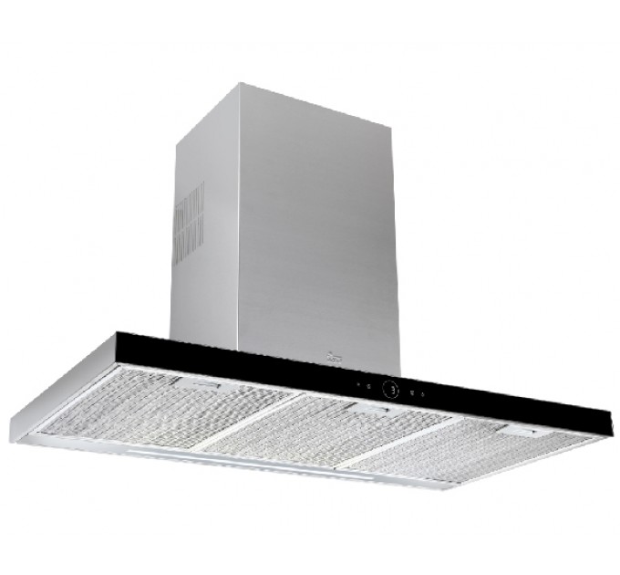 Витяжка кухонна Teka DLH 986 T (40487182) нержавіюча сталь / чорне скло