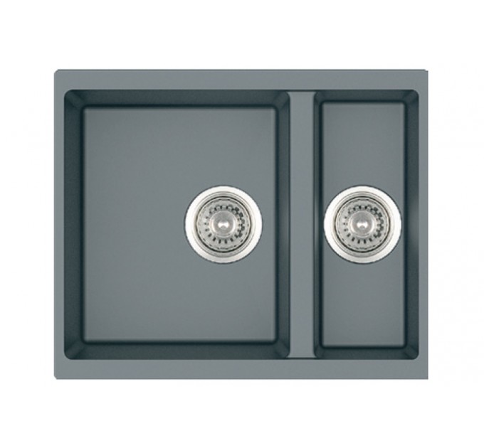 Кухонная мойка Fabiano Quadro 56x46x15 Titanium