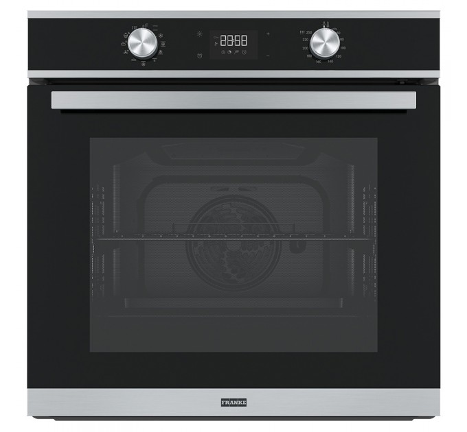Електрична духова шафа Franke Smart FSM 97 P XS (116.0606.096) чорне скло / нержавіюча сталь