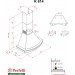 Витяжка кухонна Perfelli K 614 Black Country LED