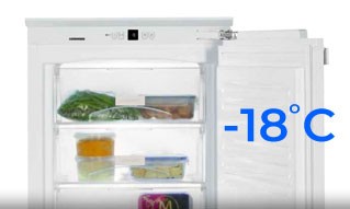 Вбудовані морозильні камери